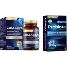 Hidrolize Kolajen, Hyalüronik Asit, Resveratrol, Biotin, Çinko Içeren 30 Tablet + Probiota Advan