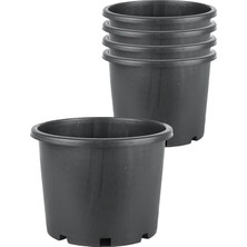 Üretim Saksısı Drenajlı Tabaksız Plastik Saksı Fide Ağaç Yetiştirme Köklendirme (2 Litre S