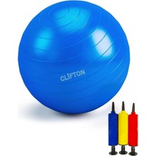 65 cm Fitilli Pilates Topu ve Pompa Seti Plates Denge Yoga Spor Egzersiz Top Jimnastik Gym, Tek Ebat