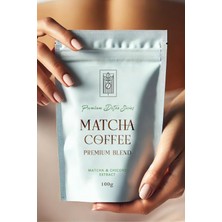 Premium Detox Series Matcha Coffee 100G, Matcha ve Hindiba Içerikli Özel Formül