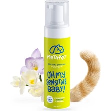 Hassas Ciltli ve Yavru Kediler Için Kuru Köpük Şampuan 200 ml