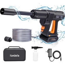 Akülü Basınçlı Yıkama Makinesi, 462PSI Basınçlı Yıkama Tabancası, 1.1gpm, 24V Şarj Edile