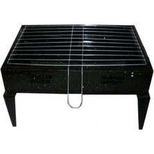 Mangal - Barbekü Portatif Katlanabilir Piknik Mangalı 40X25X21 cm Siyah, CPR-1867