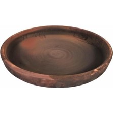 Hitit Büyük Et Tava Sırsız 40 * 5 Cm, Toprak Güveç,tava,tencere,fırın Tepsi