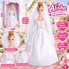 3381 Nessiworld-Rst-Sıs-Gelinlikli Manken Bebek 29 cm