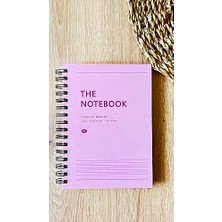 Sert Mukavva Kapaklı Spiralli 80 Yaprak Çizgili A5 Not Defteri, Not Defteri, Okul Defteri, 8 Farklı Renk Seçeneği, Ofis Için Ideal, Planlayıcı (Baby Pink Kapak Rengi)
