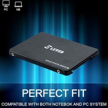 Leven JS600 2.5 '' SSD 480GB Dahili Katı Hal Sürücüsü, Dizüstü Bilgisayar ve Pc Masaüstü Bilgisayarlarıyla Uyumlu-Yeni Sürüm