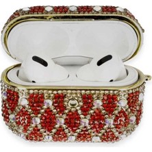 Bin1çeşit Airpods Pro 2 (2.nesil) Klor Taşlı Kılıf - Desen 1