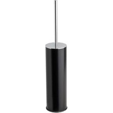 Banyo Klozet Fırçası Siyah-Krom Renk 424X84X84 mm Siyah Tek Ebat BA4004 009 Al6-Cr