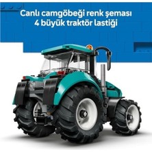 City Traktör 60498 – 6 Yaş ve Üzeri Erkek ve Kız Çocuklar Için Çiftçi Minifigürü Içeren Yaratıcı Dekoratif Oyuncak Araba Yapım Seti, Çocuklar Için Eğl