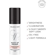 -Up Primer Luminous Finish - Işıltılı ve Aydınlık Görünüm Veren Makyaj Bazı 30 ml