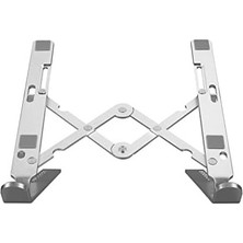 Blueforce As-70 7 Kademeli Alüminyum Taşınabilir Laptop Notebook Tablet Standı Katlanabilir Portatif Macbook Metal Stant 10 Inç-16 Inç Uyumlu