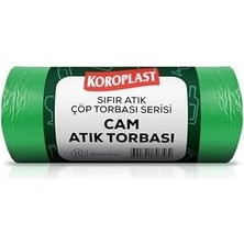 Cam Atıklar Jumbo Çöp Torbası 10’lu 80×110 Cm, Kesici Atıklara Dayanıklı, Çift Katlı, Geri Dönüştürülebilir, Kolay Bağlanabilir, Depo, Restoran, Okul,