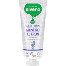 SIVENO%100 Doğal El ve Vücut Kremi Lavanta Cilt Yatıştırıcı Onarıcı Yoğun Nemlendirici Vegan 30 ml