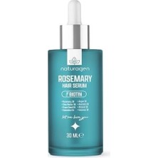 Naturagen Hair Serum Biberiye Saç Serumu 30 ml | Yıpranmış Saçlar | Biotin + 7 Farklı Yağ Kompleksi