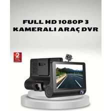 Bin1çeşit Araç Kamerası 3’lü Full Hd Dvr 1080P Gece Görüşlü ve G-Sensörlü