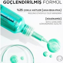 Bright Reveal Koyu Lekelere Karşı Yenileyici Peeling Serum,%25 Aha, Bha, Pha Içerikli 25 ml