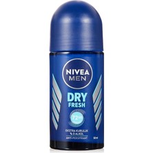 Men Erkek Roll On Deodorant Dry Fresh 72 Saat Anti-Perspirant Koruma, Ekstra Kuruluk, 50 ml