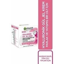 Hyaluronik Gül Jel Krem Parlak ve Yatışmış Bir Cilt Için Günlük Bakım Kremi (50 Ml)