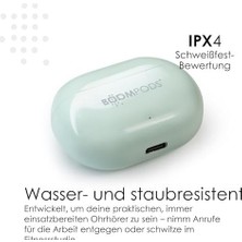 Echobuds Gerçek Kablosuz Kulaklık - Dahili Mikrofonlu Bluetooth Kulak Tomurcukları, 19 Saat Çalma Süresi, Geri Dönüştürülmüş Plastikten Kulak Içi Kula