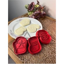 Almalı Yılbaşı & Yeniyıl Kurabiye Kalıbı Set-1 (3'lü)