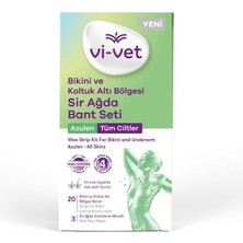 Bikini ve Koltuk Altı Bölgesi Sir Ağda Bant Seti Azulen