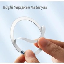 Power Metal Halka Yüzük Ring 8 ve Üstü Model ile Uyumlu Gümüş 4'lü Paket