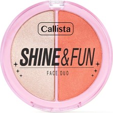 Callista & Fun Face Duo 120 Allık & Aydınlatıcı Paleti