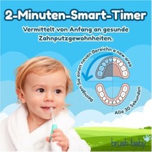 Baby Sonic Brush-Baby Babysonic Elektrikli Diş Fırçası, Pembe, 0-3 Yaş, Zamanlayıcılı