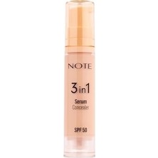 3 In 1 Serum Concealer Spf 50 00 Light Nemlendirici ve Aydınlatıcı Göz Altı Kapatıcısı