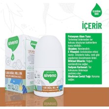 Siveno %100 Doğal Roll On Hindistan Cevizli Deodorant Ter Kokusu Önleyici Bitkisel Lekesiz Vegan 50 ml