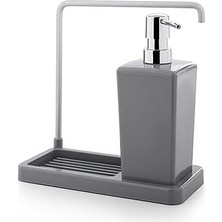 Prime Luna Mutfak Sıvı Sabunluk, 420 Ml, 21 x 10 x 20 Cm, Gri