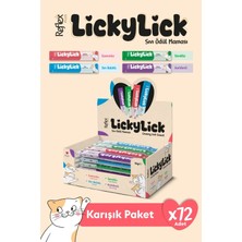 Reflex Plus Lickylick Kedi Sıvı Ödül Maması Karışık Paket 15G x 72 Adet