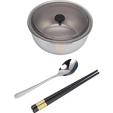 Prime Bento 1100ML Lunchbox Tek Katlı Çelik Sefer Tası Kaseli Yemek Kutusu (Turkuaz)
