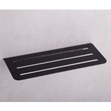 Prime Duş Raf Sistemi Siyah Renk 30X105X250 mm