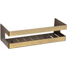 Prime Banyo Duş Raf Sistemi Antik Renk 98X100X250 mm Antik Tek Ebat BA3000 043 Abm