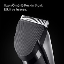Prime Saç Kesme Makinesi Series 7, +5 Aksesuar, Ömür Boyu Keskin Bıçak, 17 Uzunluk, HC7590