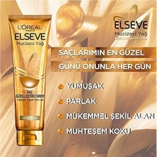 Prime Elseve Mucizevi Yağ Saç Güzelleştirici Krem (150 Ml) - Kuru ve Sert Saçlar Için 3lü Paket