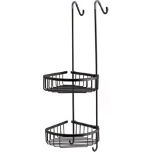Prime Banyo Duş Raf Sistemi Siyah Renk 702X200X294 mm