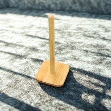 Prime Bambu Kağıt Havlu Tutucu – Doğal Ahşap, Sağlam ve Şık Tasarım