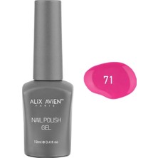 Prime Neon Koyu Pembe Kalıcı Oje 71-Yoğun Renk Veren Jel Oje 12 Ml-Nail Uv Gel Polish 71