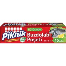 Prime Piknik Buzdolabı Poşeti Büyük 15'li