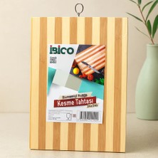 Dolozena Bambu Kesme Tahtası 24X34X1.3 cm - Metal Kulplu
