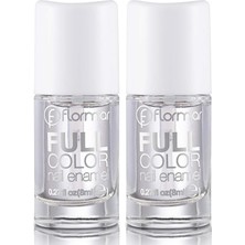 Prime Yoğun Pigmentli Parlak Oje Şeffaf Full Nail Enamel FC36 Crystal Glam (2 Paketi)