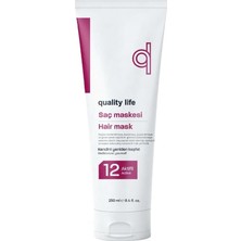 Prime Life Ql 8 Aktifli Saç Maskesi, Yıpranmış ve Kuru Saçlar Için Besleyici Onarıcı