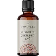 Prime Monoville Kuşburnu Çekirdeği Yağı 30 ml Soğuk SIKIM%100 Saf ve Doğal (Rosehip Seed Oil)
