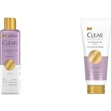 Prime Clear Scalpceuticals Saç Bakım Şampuanı Saç Dökülmesine Karşı 300 ml ve Clear Scalpceuticals Saç Bakım Kremi Saç Dökülmesine Karşı 170 ml