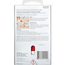Prime Kiss Şeffaf Kısa Takma Tırnak (100'LÜ Paket)