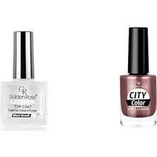 Prime Gel Look Top Coat & Oje Seti