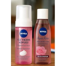 Prime Aqua Rose Yuz Temızleme Kopugu 150 ml Tonık 200 ml